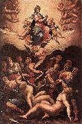 VASARI, Giorgio Allegory of the Immaculate Conception er oil on canvas